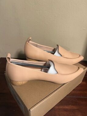 Journee Collection Women's Maggs Width Loafer Pointed Flats, Taupe Size 7